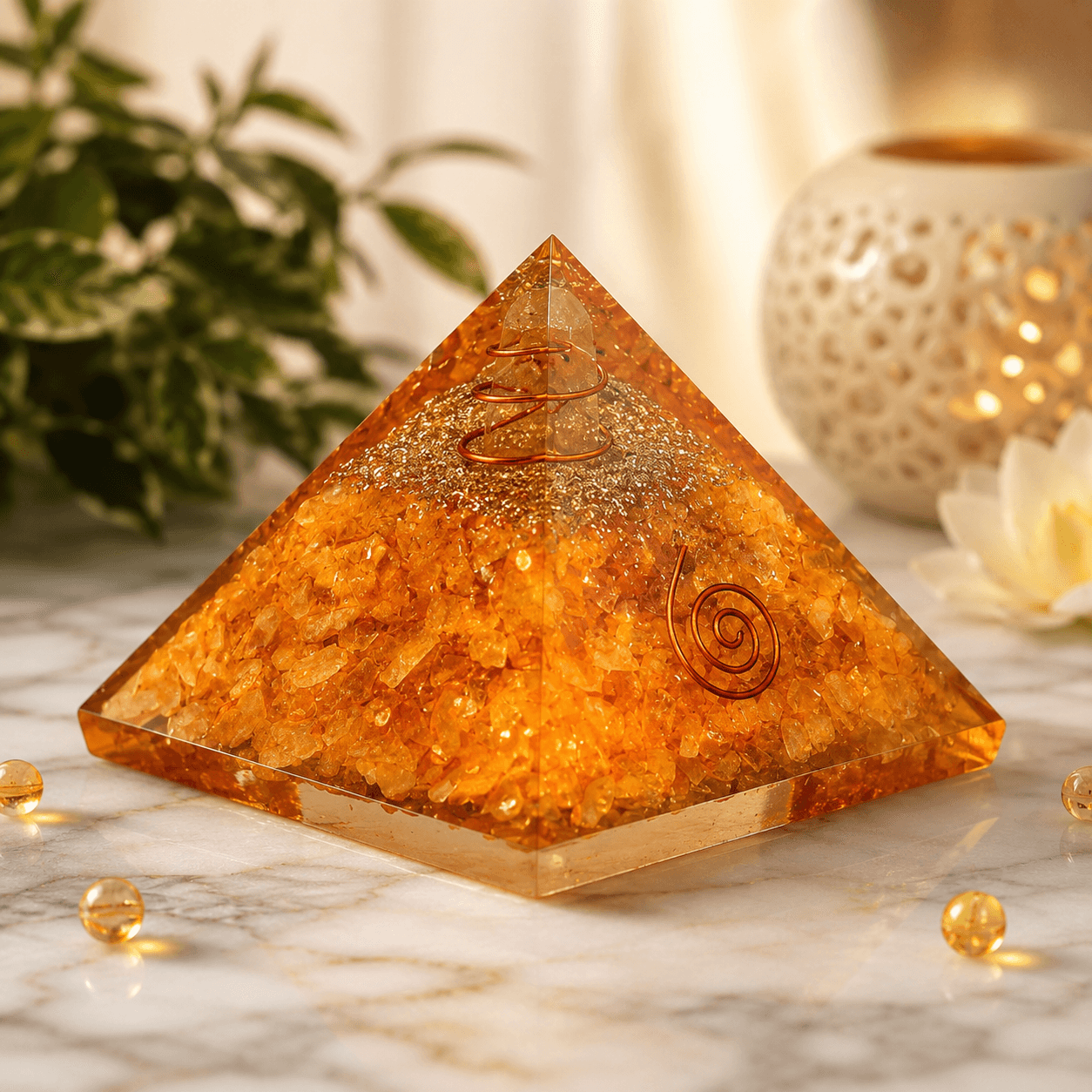 Citrine Success Energy Pyramid