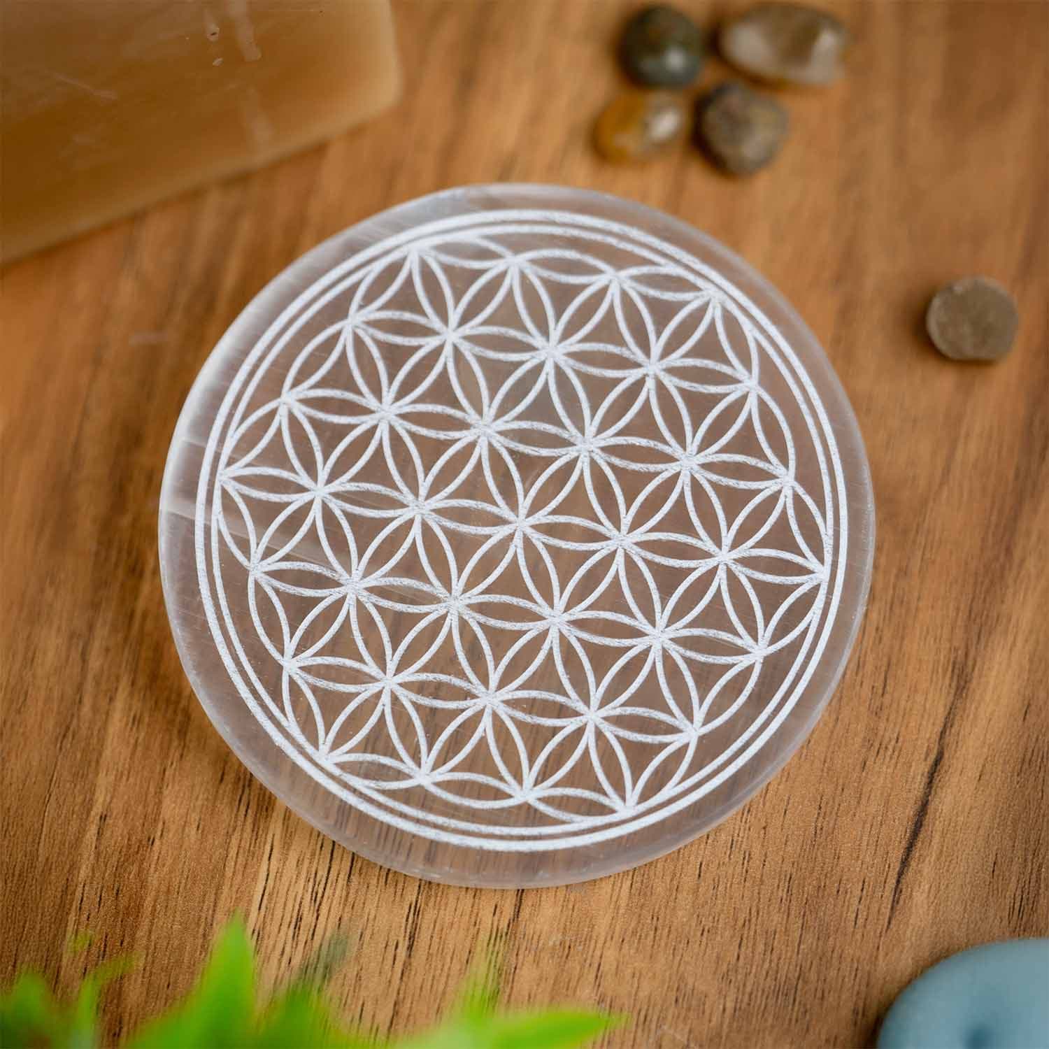 Selenite Charging Plate