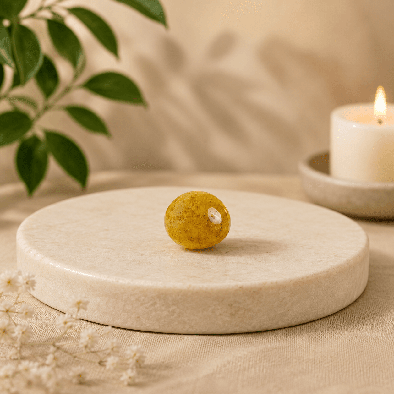 Energizing Citrine Tumble Gem