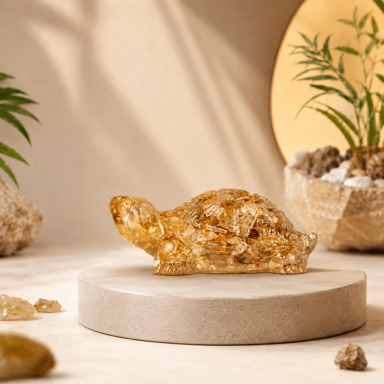 Vastu Citrine Tortoise for Positive Energy Flow