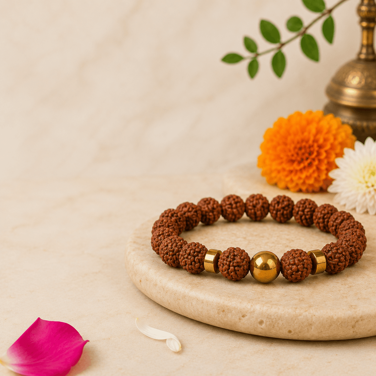 Rudraksha Bracelet for Wealth Attraction