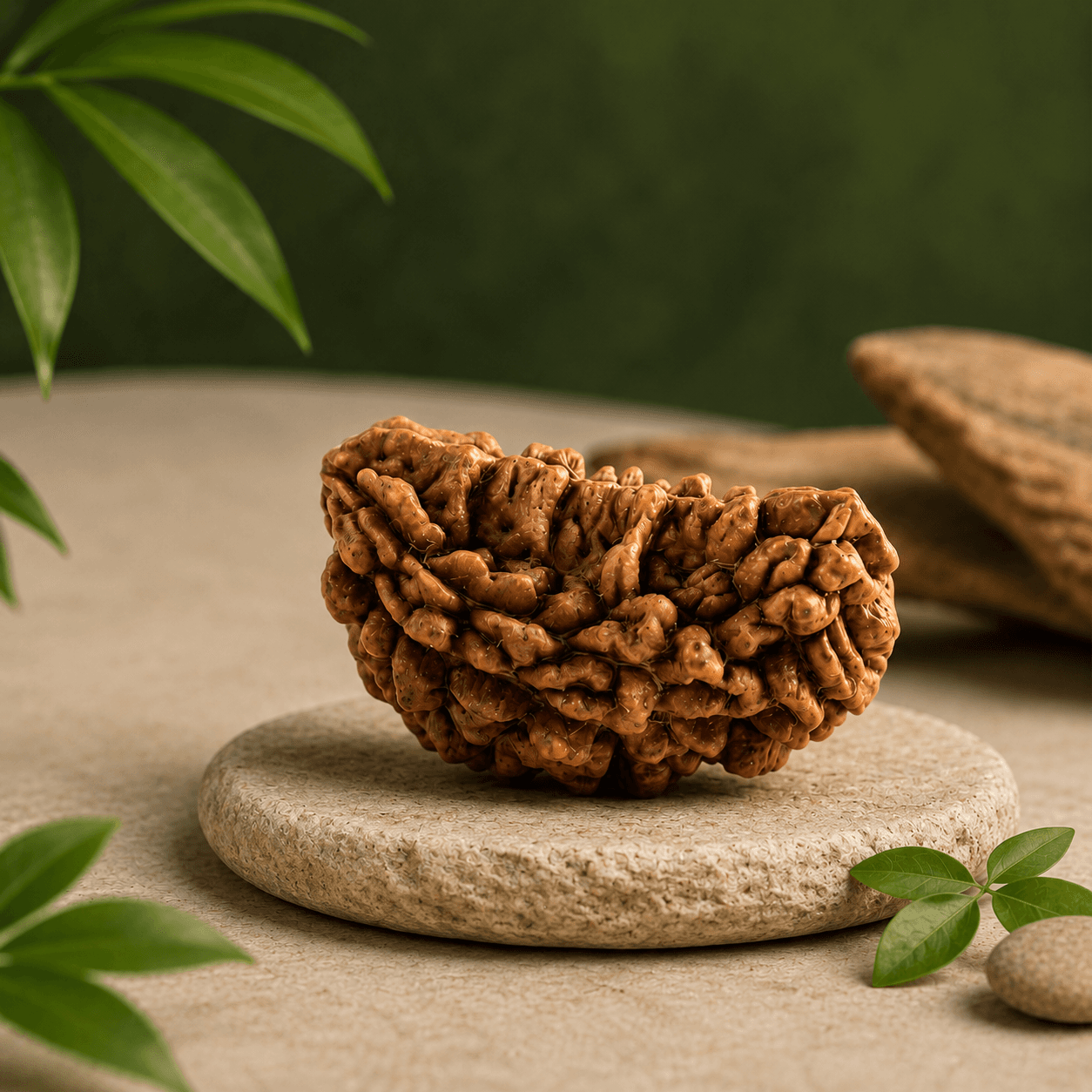Indian Origin 1 Mukhi Rudraksha - Kaju Shape for Spiritual Growth