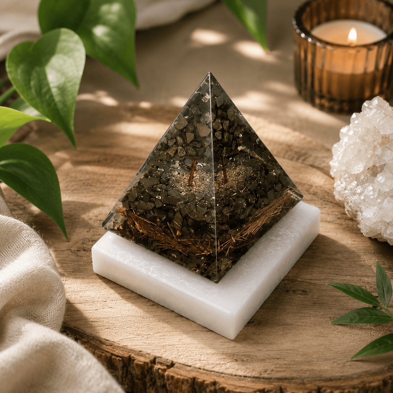 Prosperity Boosting Pyrite Pyramid