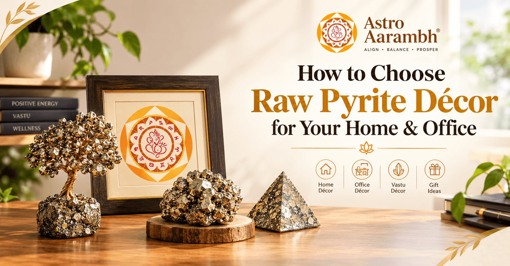 How to Choose a Raw Pyrite Décor Piece for Your Home or Office