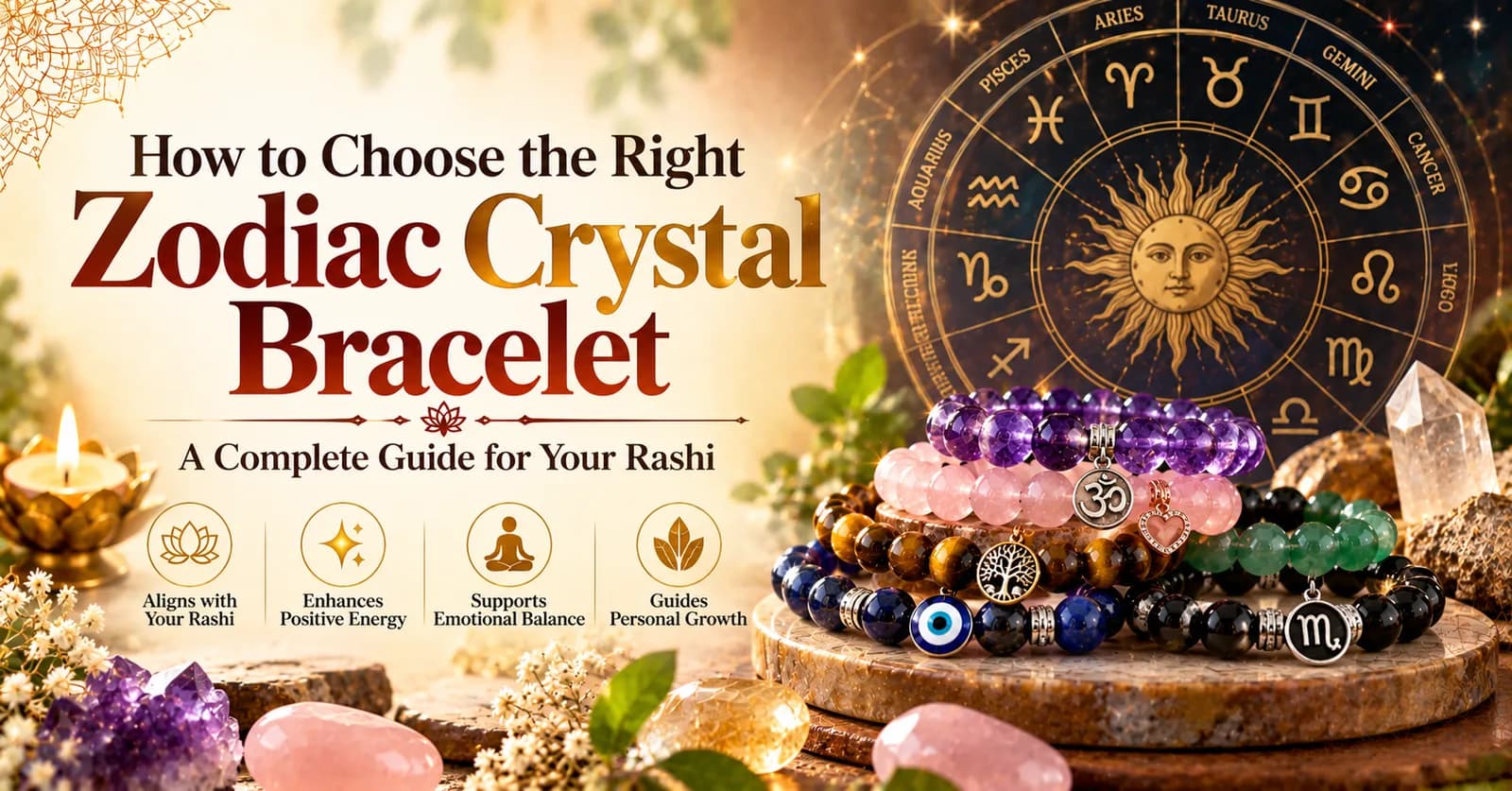 Zodiac Crystal Bracelets: How to Choose a Bracelet Based on Your Rashi