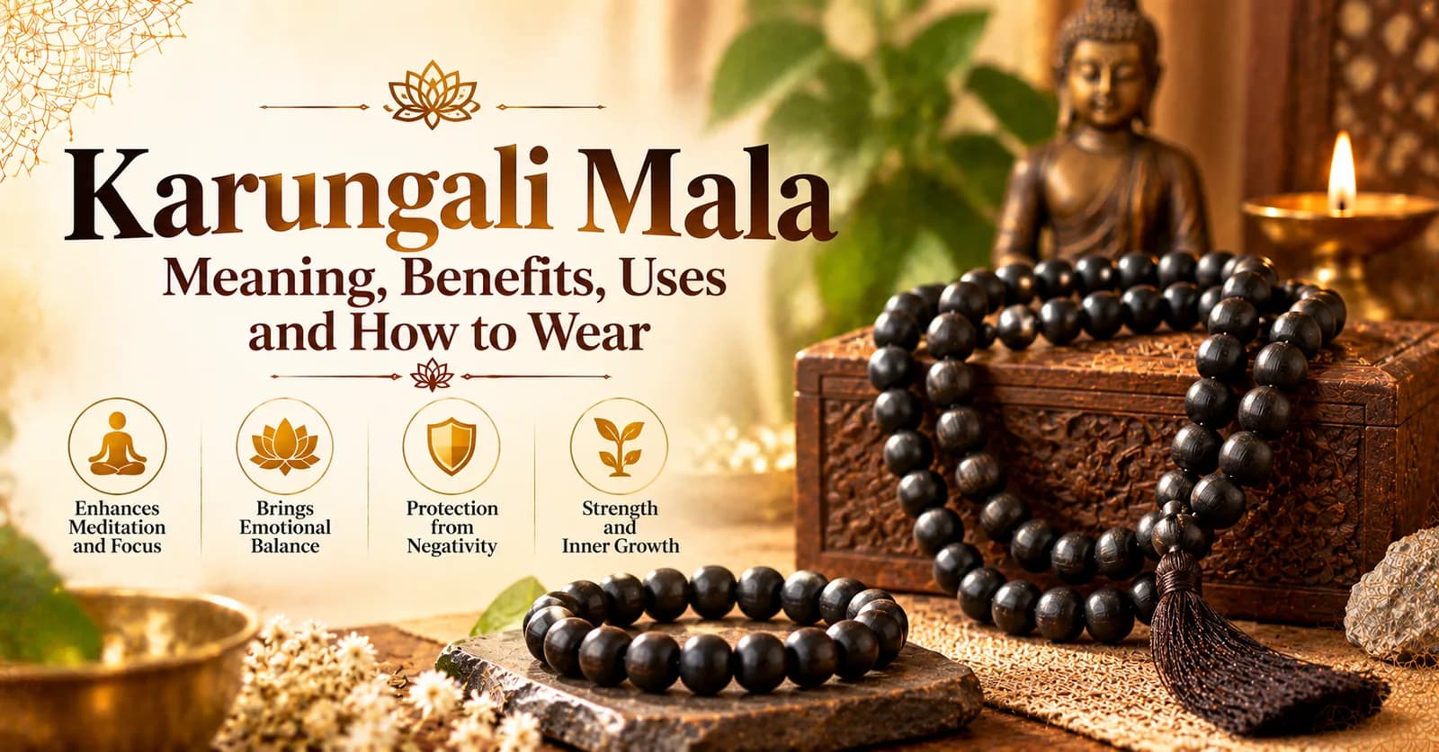 Karungali Mala: Traditional Meaning, Uses & How to Wear It