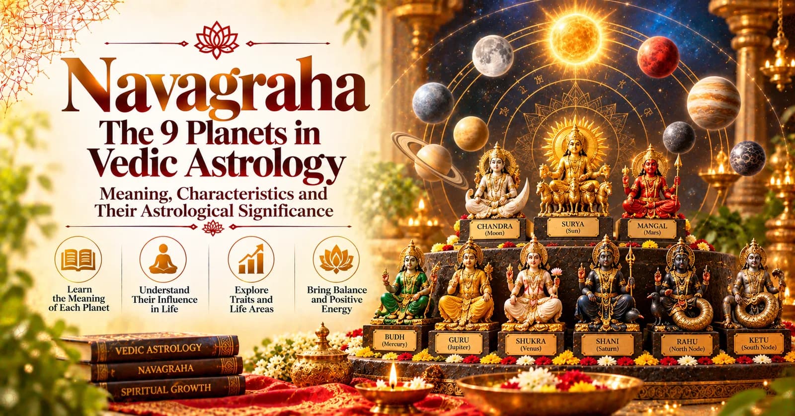 9 Planets in Vedic Astrology: Meaning and Traditional Significance