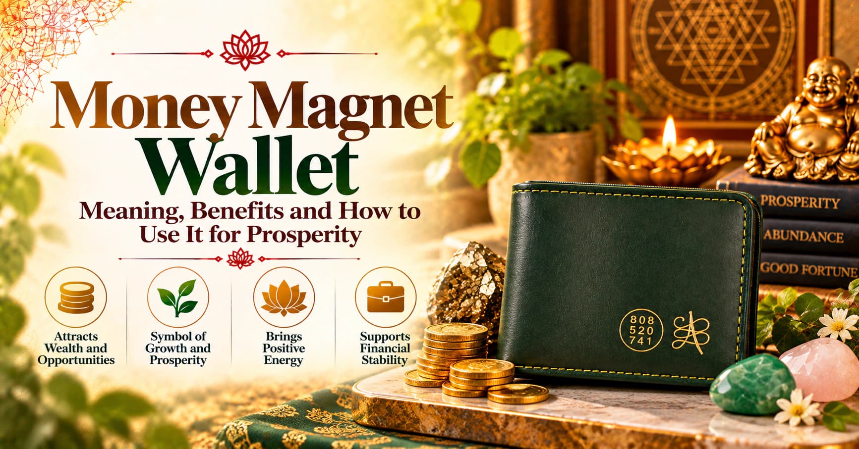 Money Magnet Wallet: Traditional Meaning of Green Wallets for Prosperity
