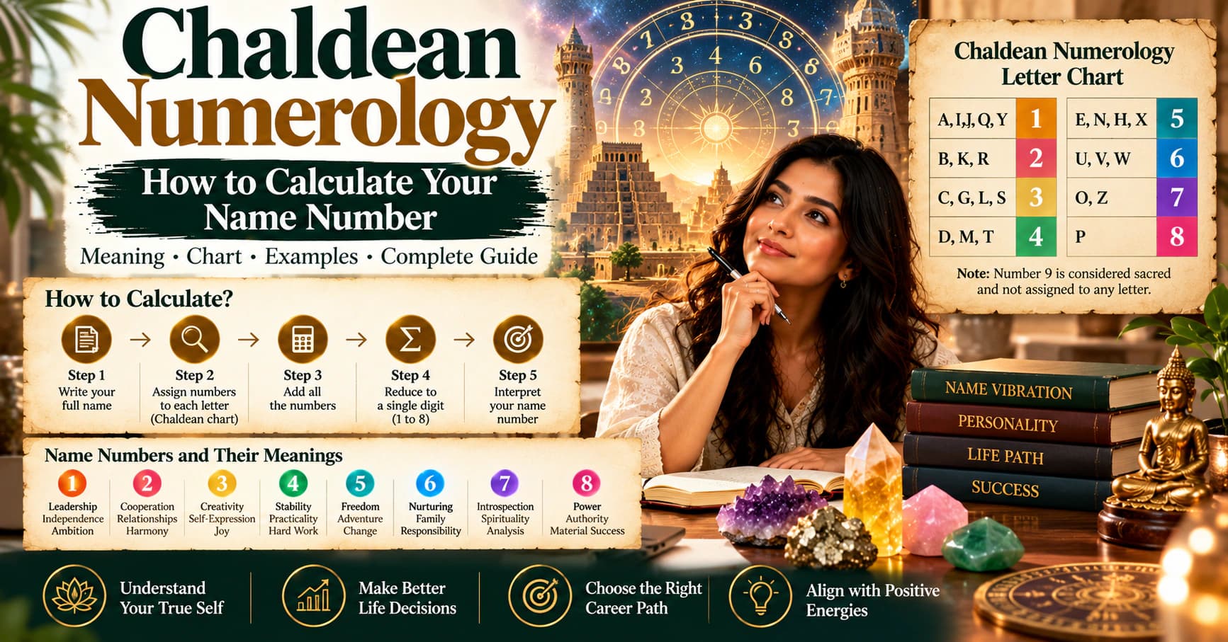 Chaldean Numerology: How to Calculate Your Name Number