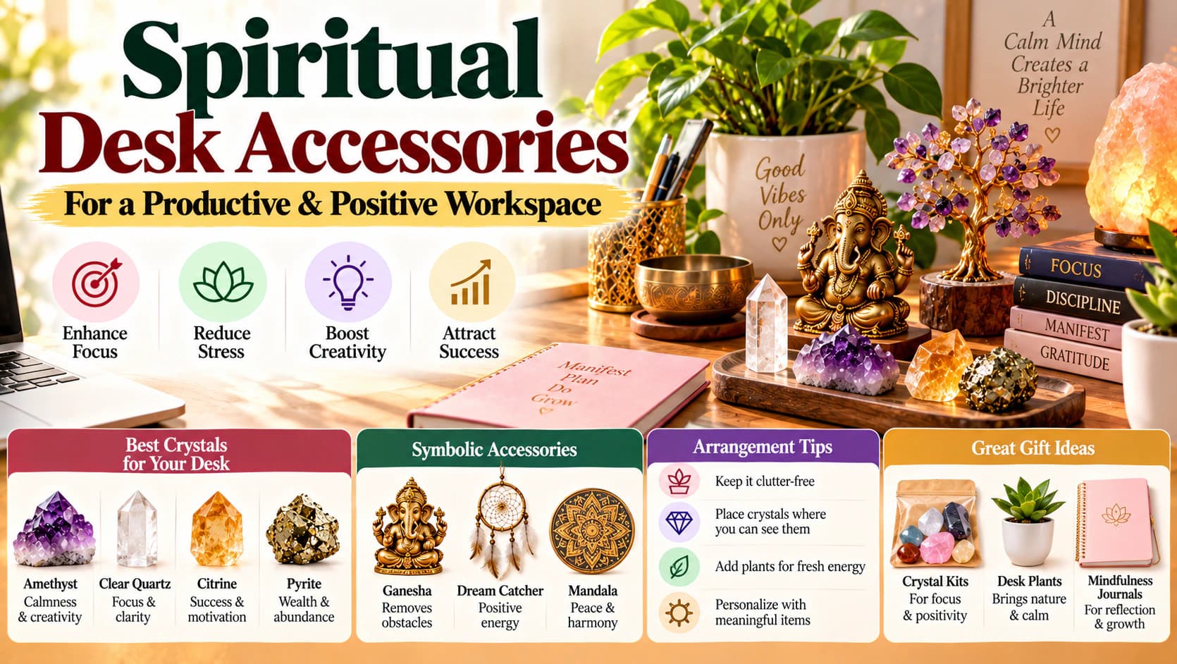 Spiritual Desk Accessories: Create a Thoughtful Workstation