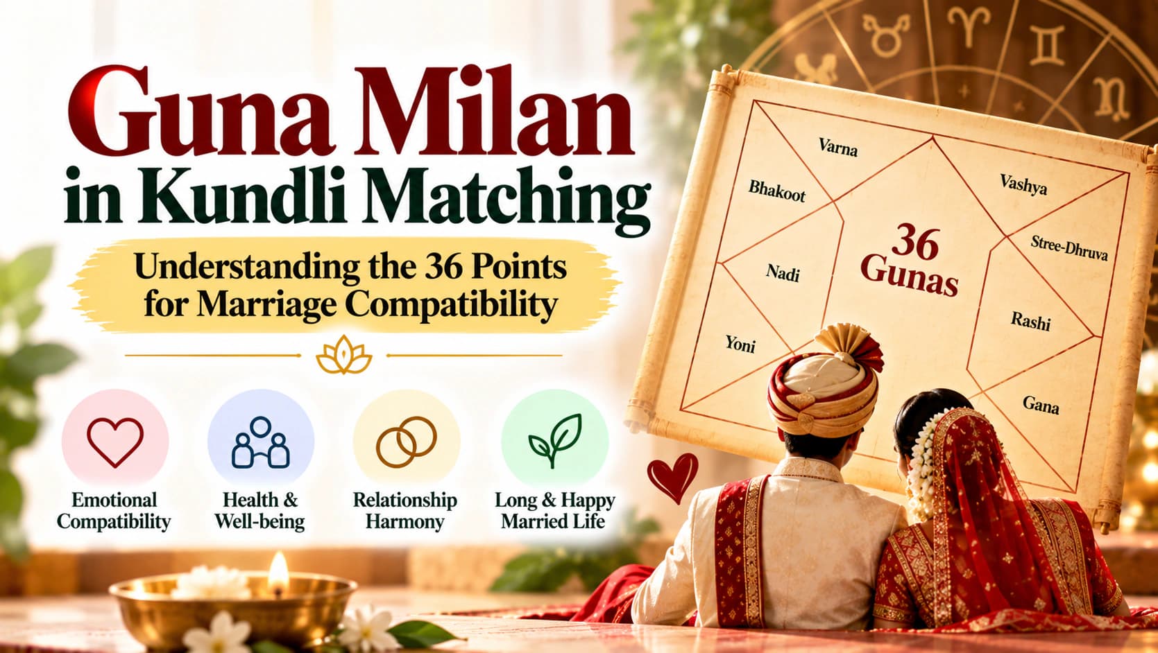What Is Guna Milan in Kundli Matching? Understanding the 36-Point System