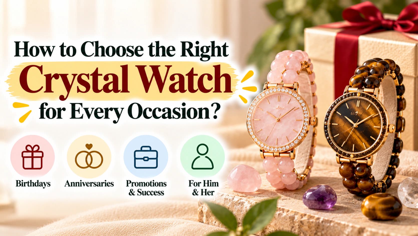 Crystal Watch Gift Guide: Choosing a Design for Different Occasions