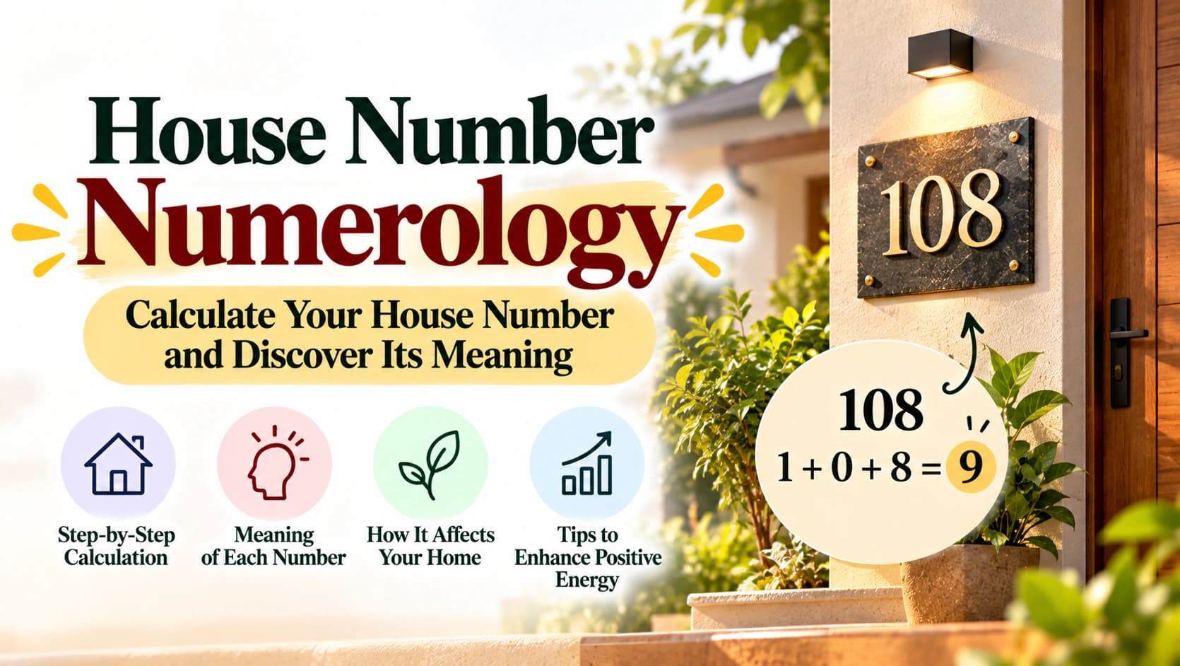 How to Calculate a House Number in Numerology: A Guide for Homeowners