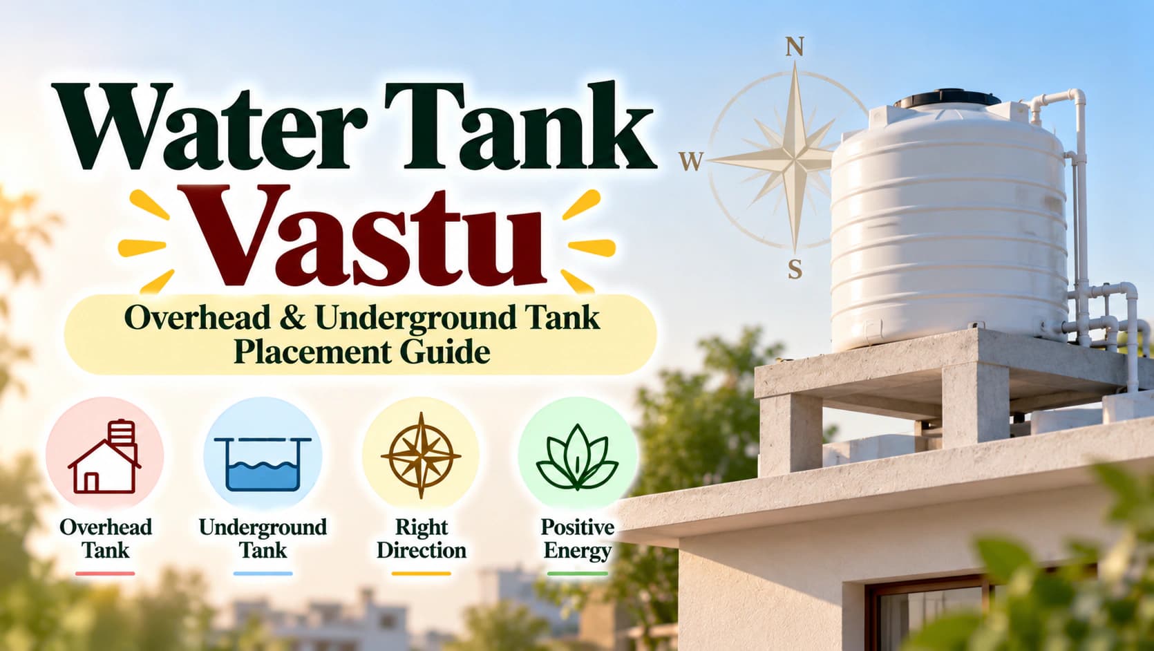 Vastu for Water Tanks: Traditional Placement Considerations for Homes