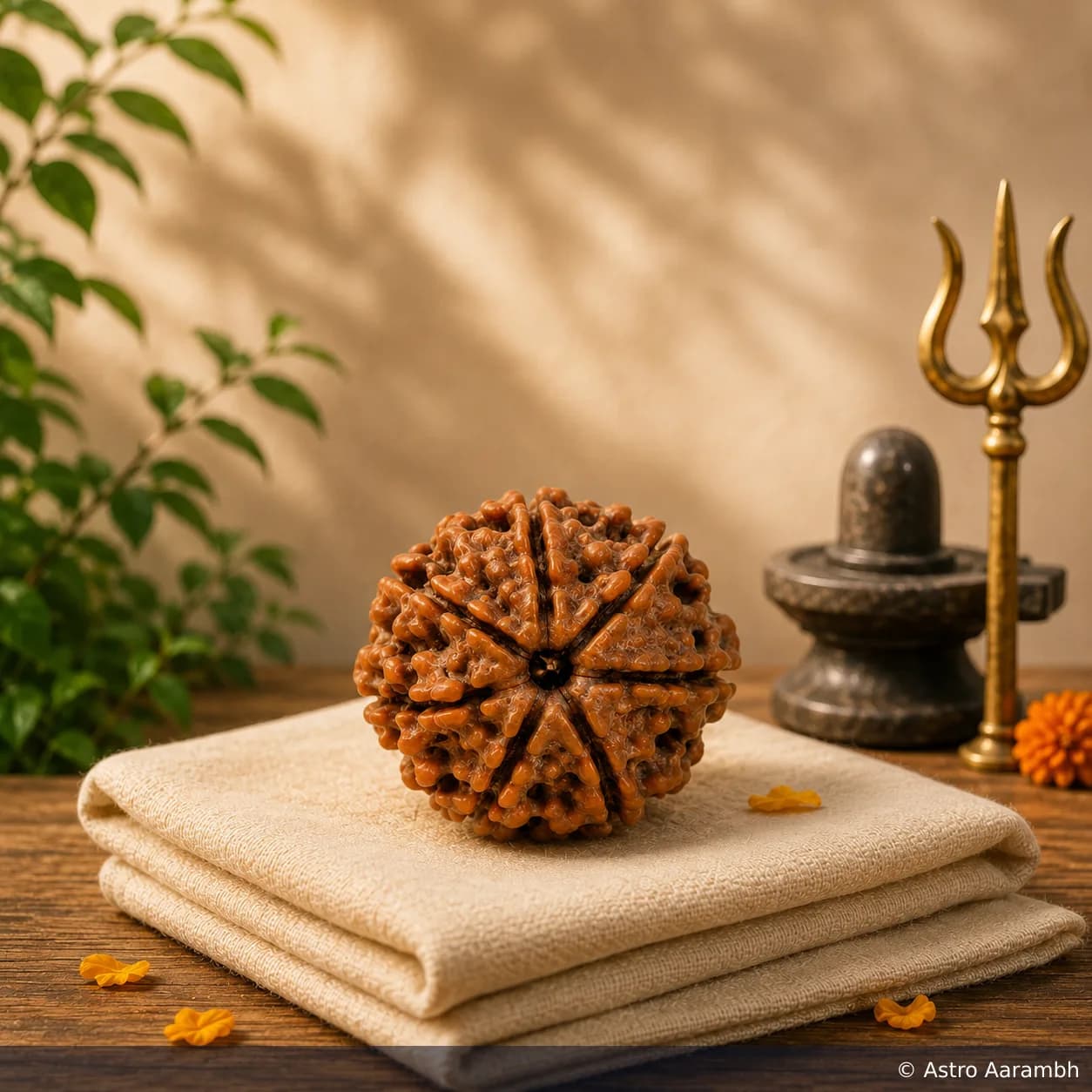 Nepalese Kashi Siddh 6 Mukhi Rudraksha - Divine Energy Bead