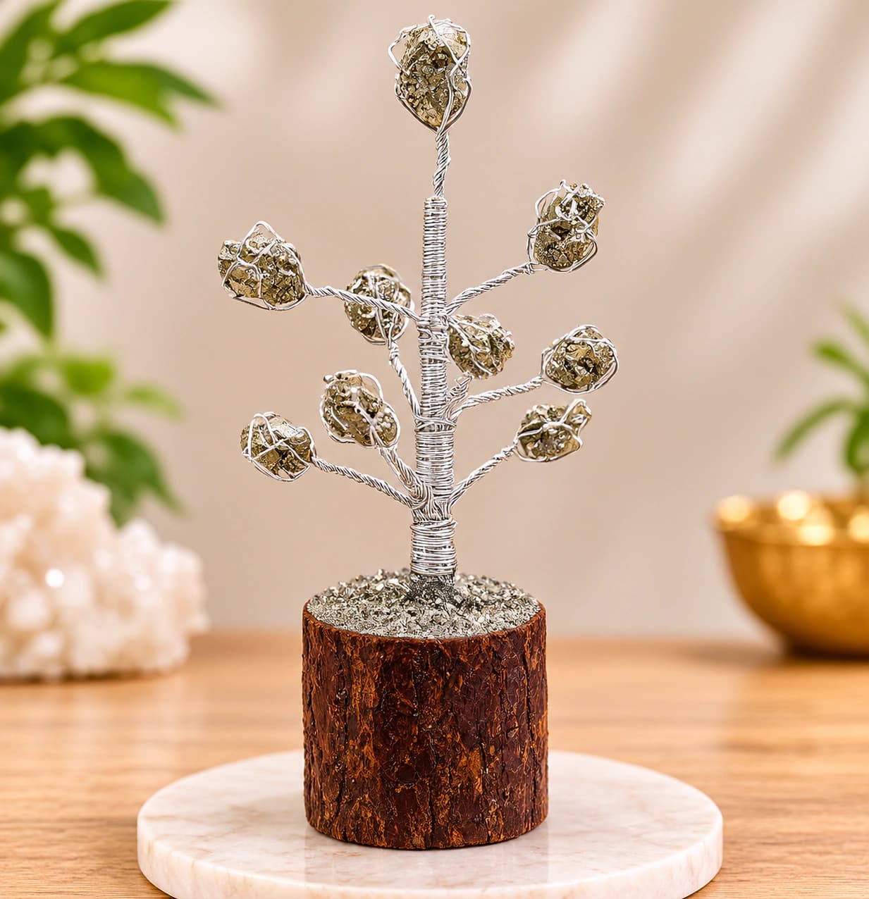 Pyrite Crystal Tree for Prosperity and Success