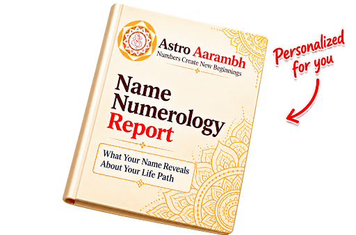 Name Numerology Report — personalized for you